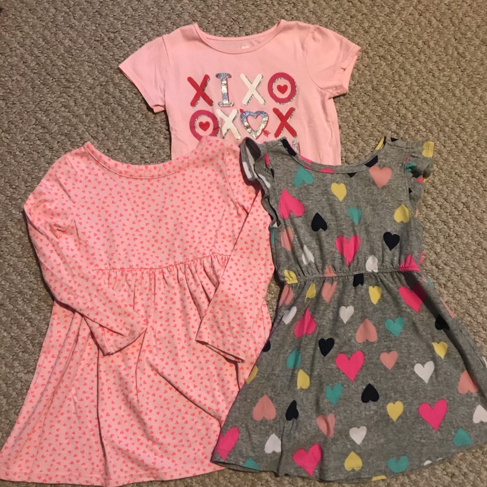 Toddler Girl Valentine’s Day Lot 3T